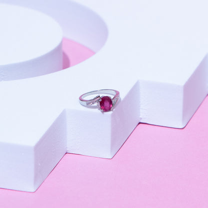 Natural Ruby 2.00ct Promise Ring