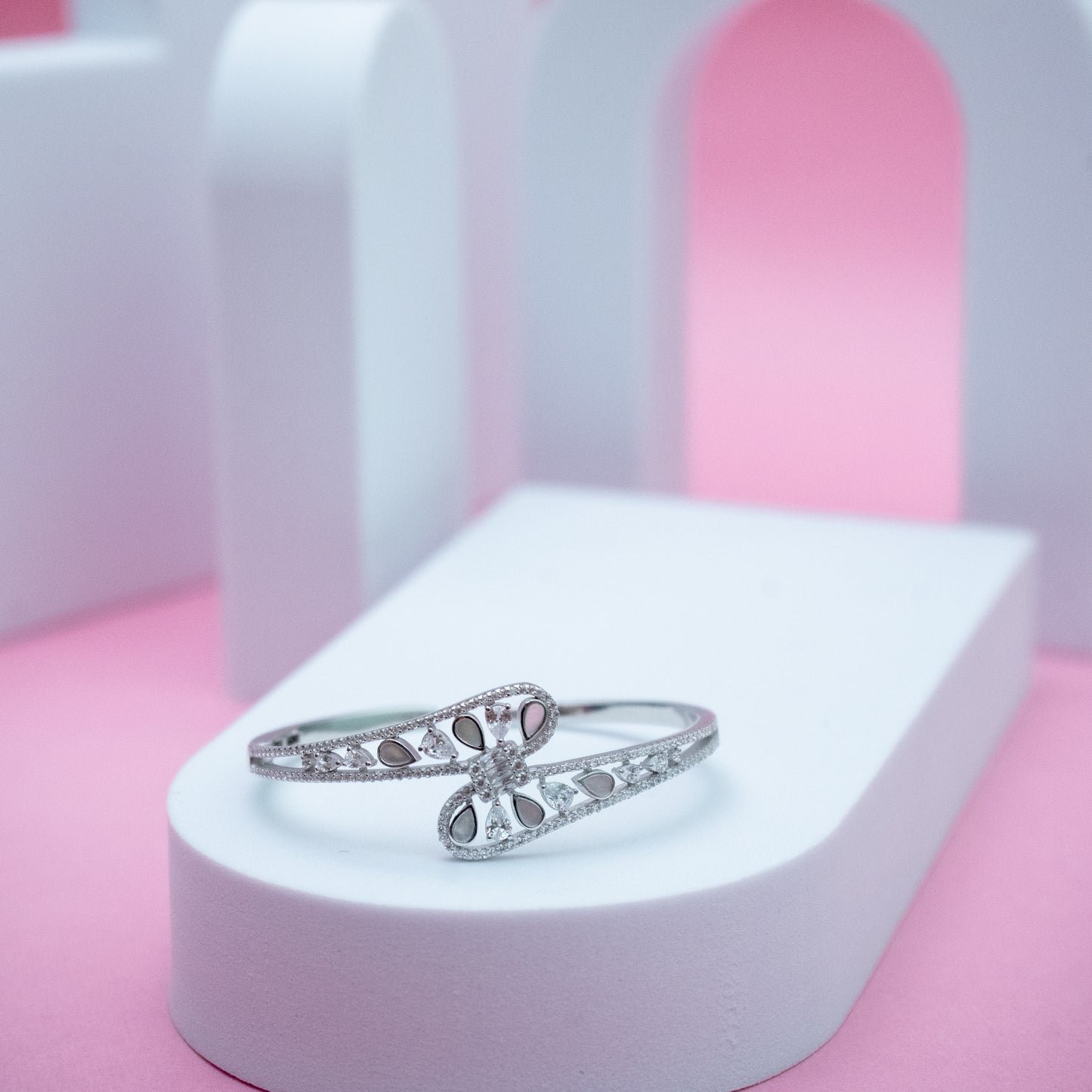 Bypass Silver Bangle