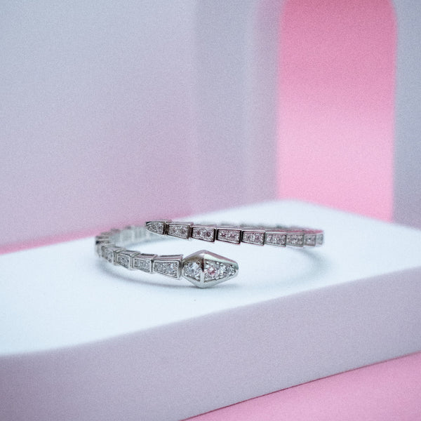 Serpenti Snake Bangle One Coil