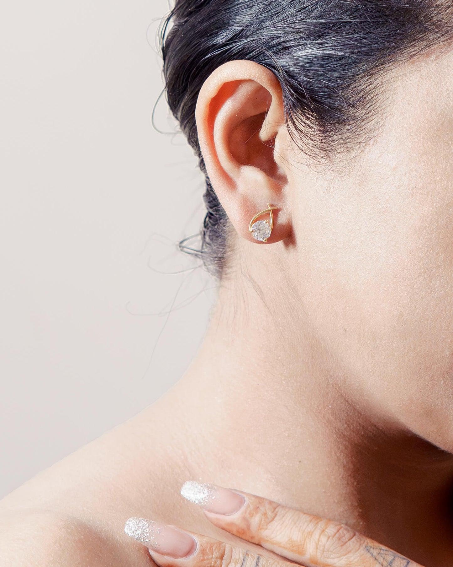 Classic Single Stone Earrings