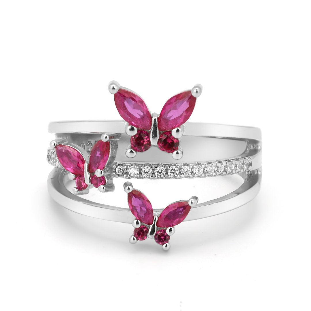 Rose Petal Flutter Ring