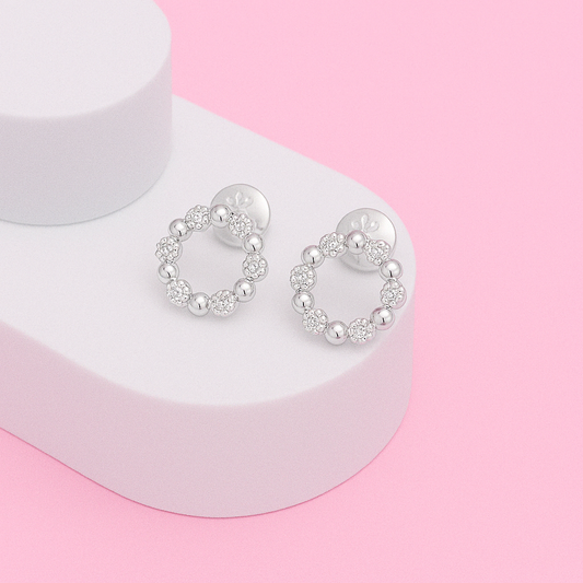 Circle of Life Cubic Zircon Earring