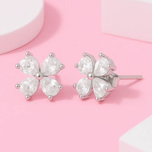 Clove Flower Cubic Zircon Earring