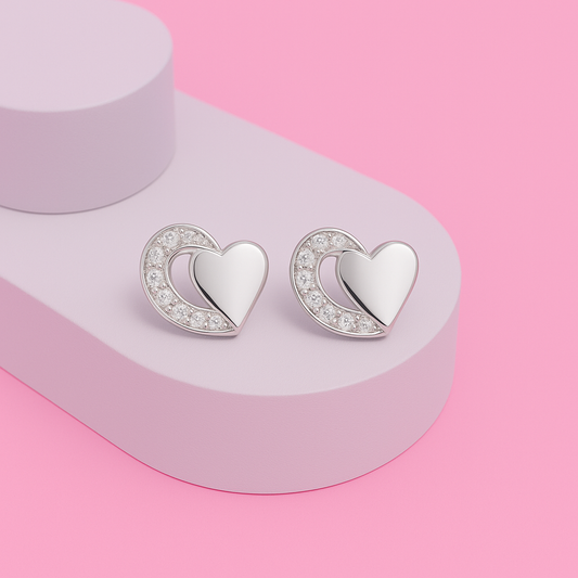 Love Cubic Zircon Earring
