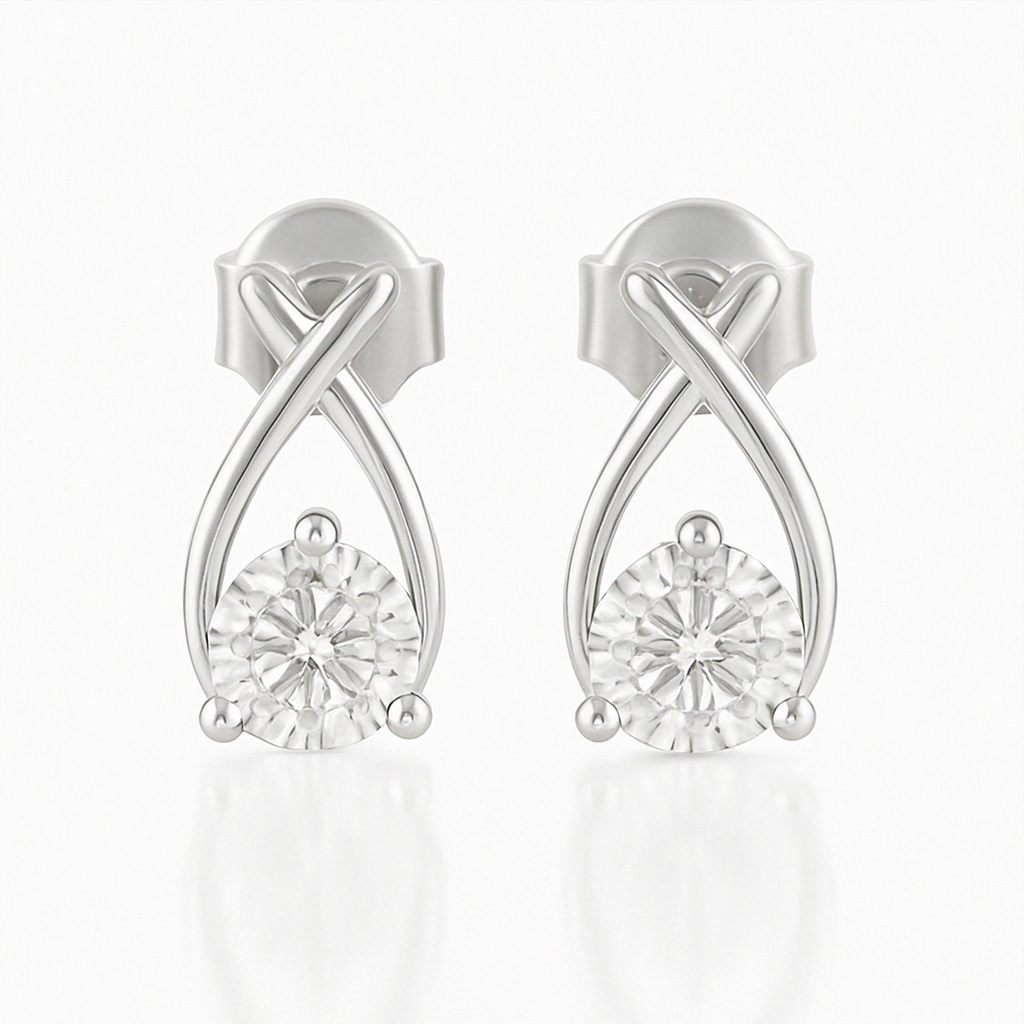 Classic Single Stone Earrings