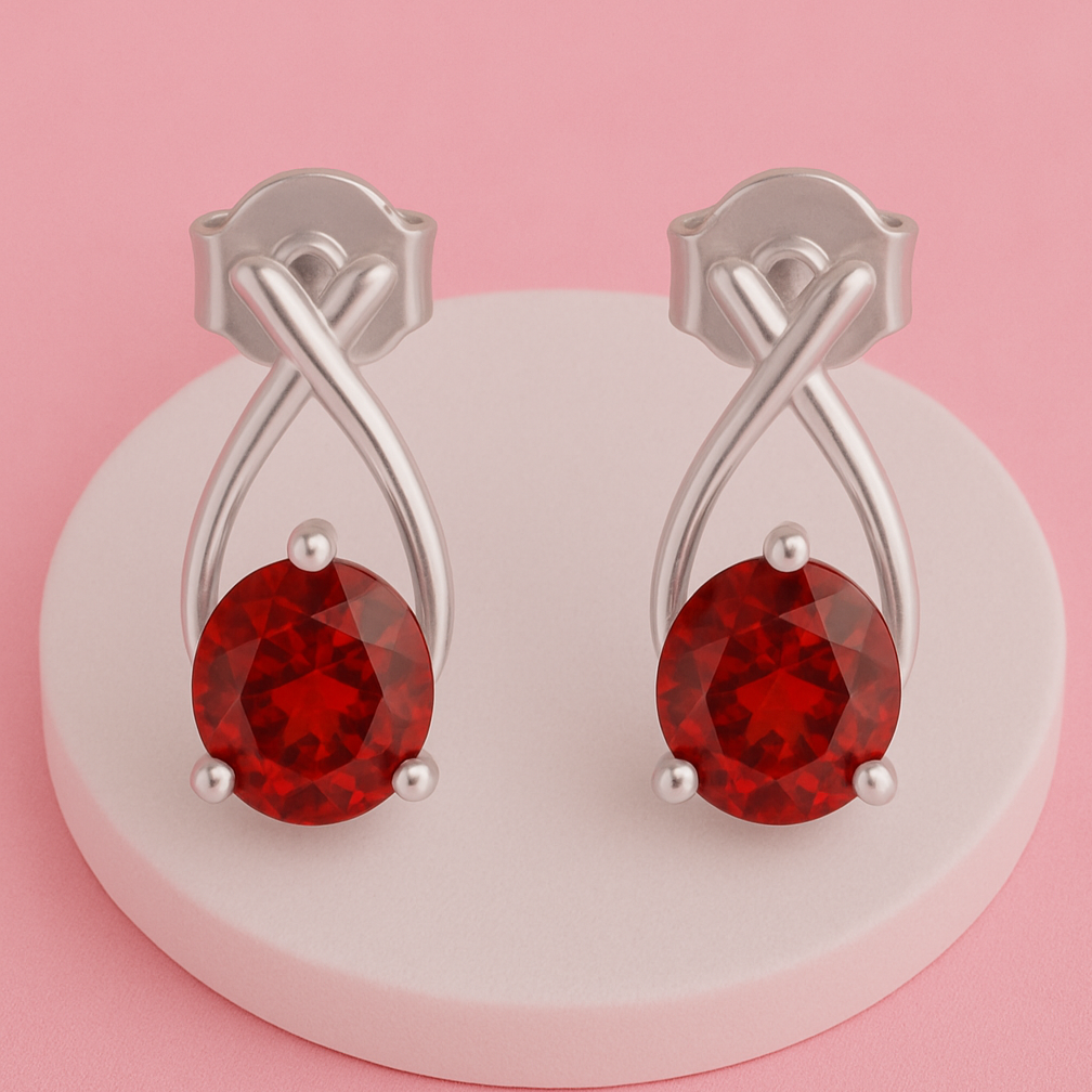 Classic Single Stone Earrings