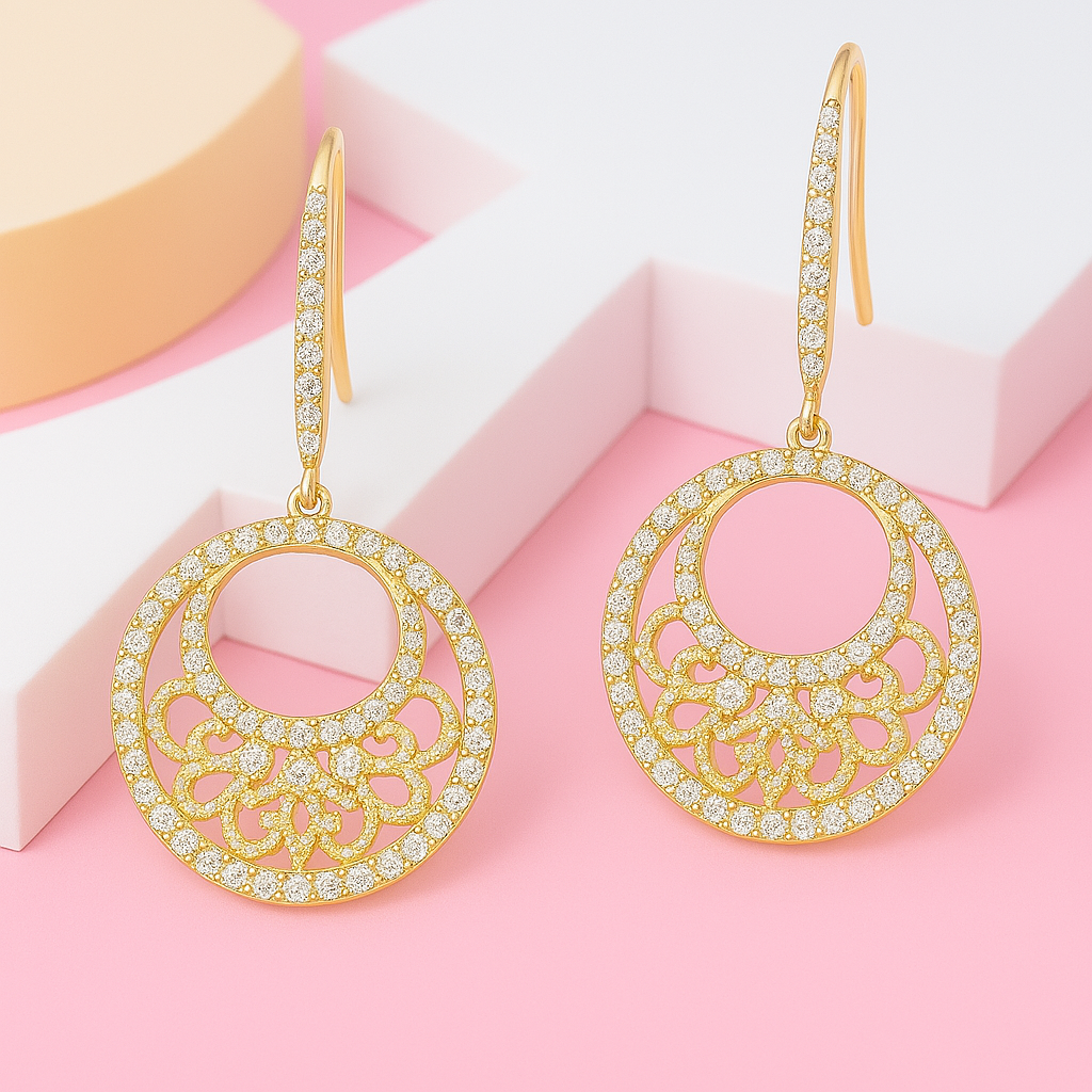 Moonlight Crescent Earrings