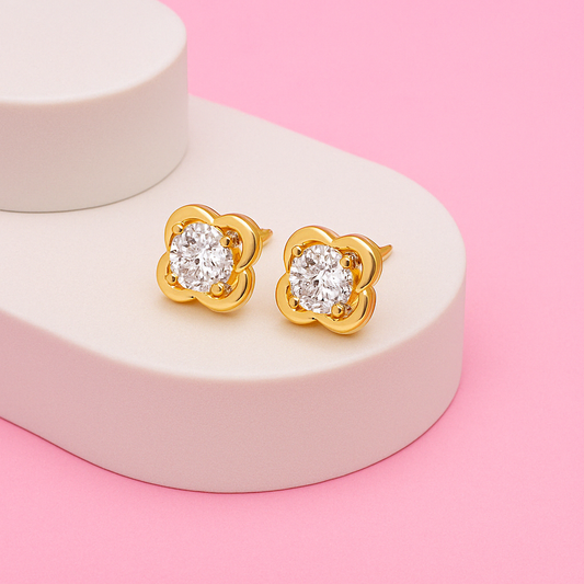 Zircon Mini Studs Earrings 925 Sterling Silver