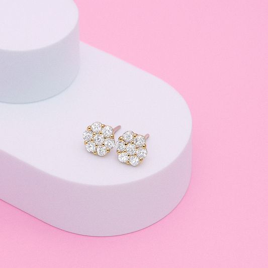 Celestial-Inspired Earrings In 925 Sterling Silver