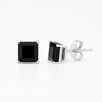 Simulated Diamond Square  Earring