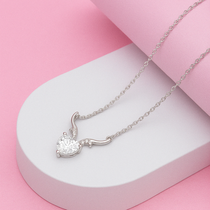 Lovehorn Cubic Zircon Necklace