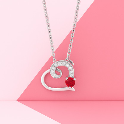 Romantic Heart Design Pendant