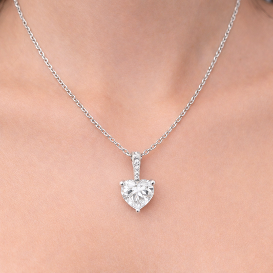 Love Heart Pendant 925 Sterling Silver