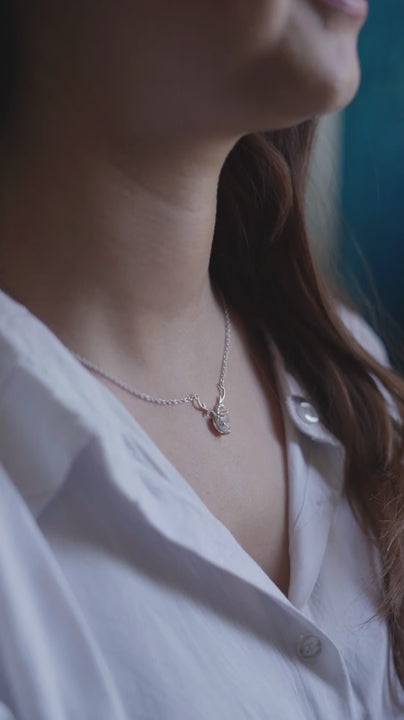Lovehorn Cubic Zircon Necklace