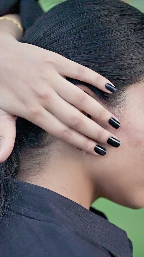 Red Zircon Pearl Drop Silver Earring