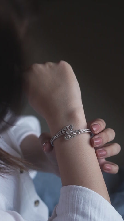 Bypass Silver Bangle