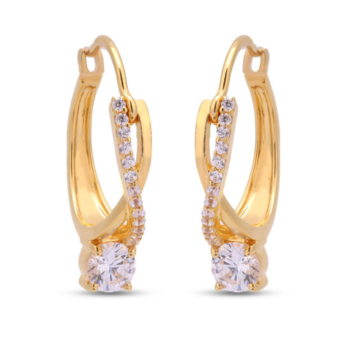 Bridal Hoop Earrings