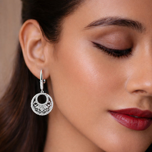 Moonlight Crescent Earrings