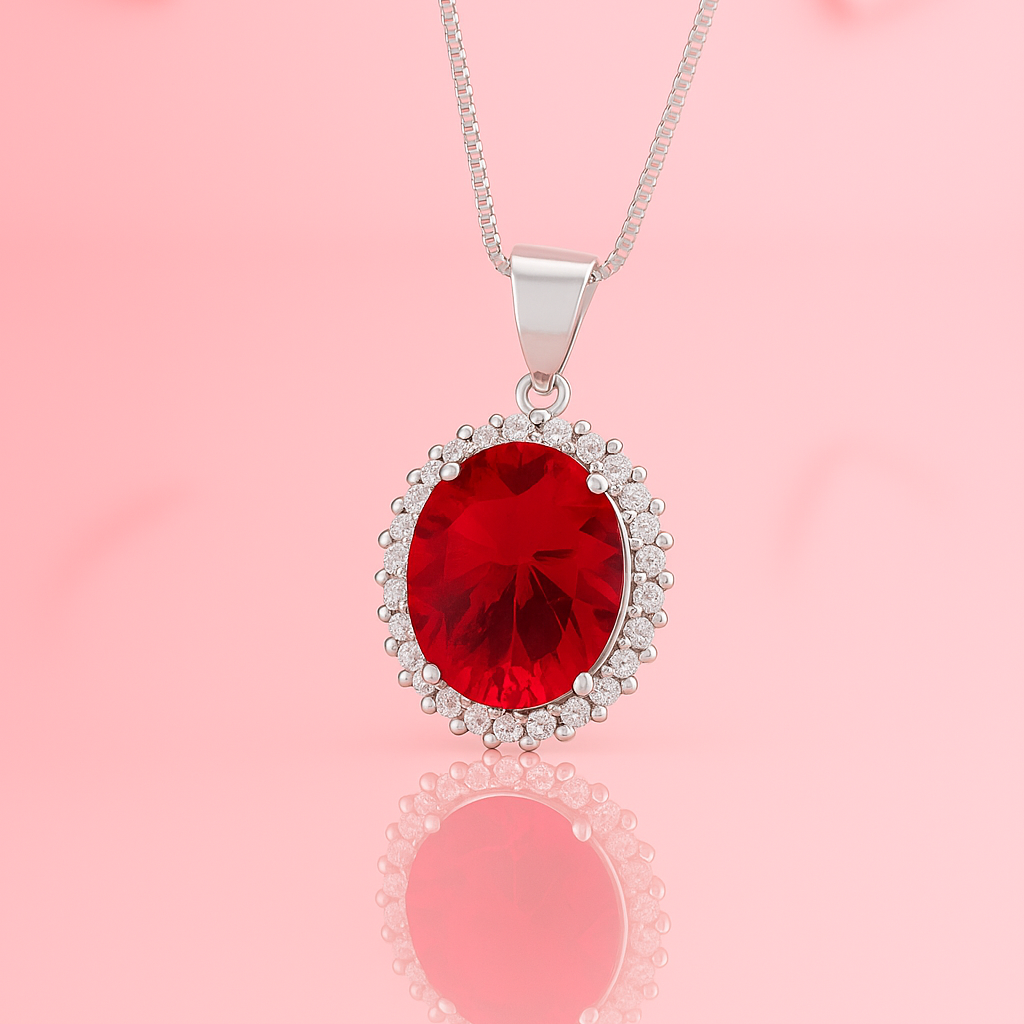 Diana Inspired Halo Pendant