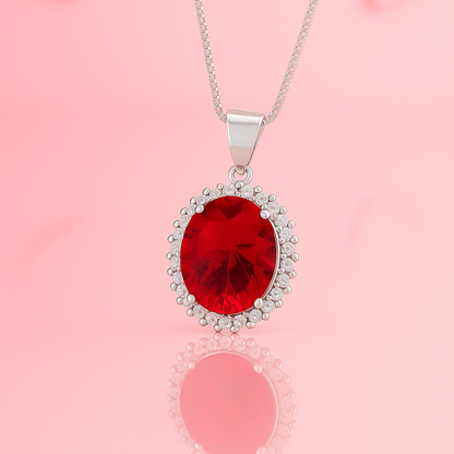 Diana Inspired Halo Pendant